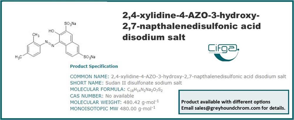 2,4-xylidine-4-AZO Certified Reference Materials